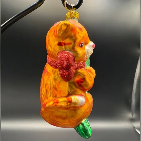 Festive Cat and Trout / Fish Christmas Ornament - Picture 5 of 6